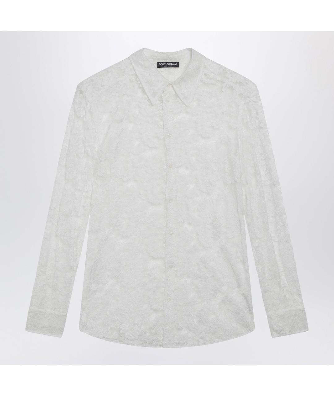 DOLCE&GABBANA Белая кэжуал рубашка, фото 3