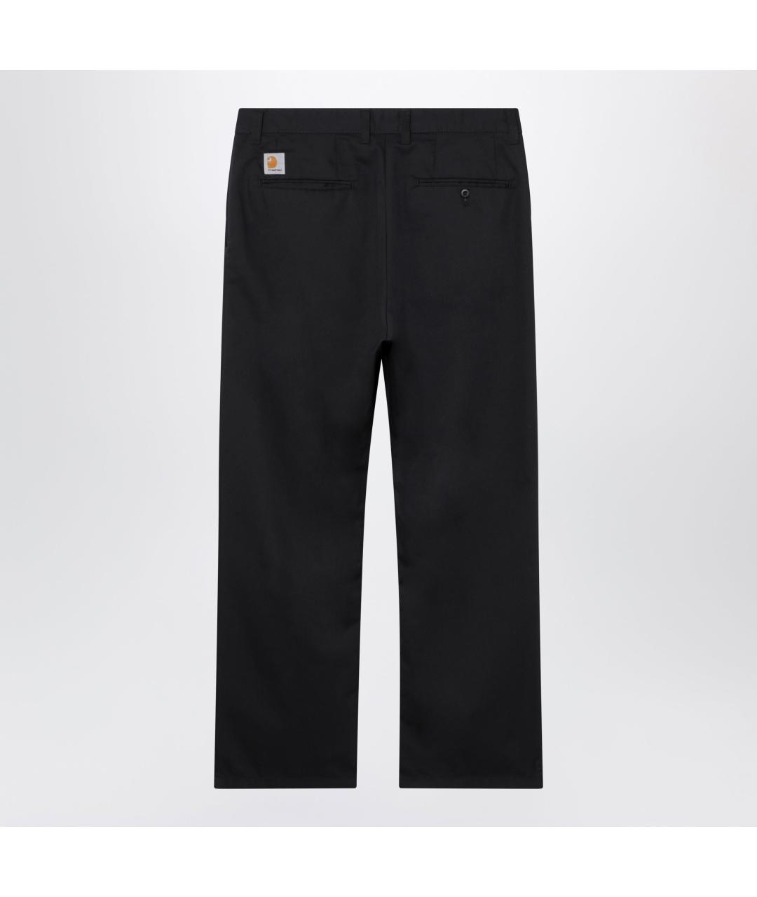 CARHARTT WIP Черные полиэстеровые повседневные брюки, фото 2