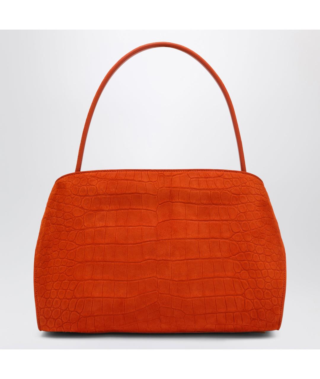 FERRAGAMO Оранжевая сумка с короткими ручками, фото 2