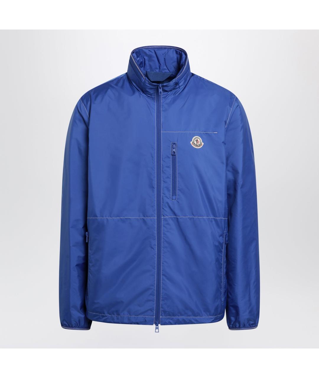 MONCLER Синяя полиамидовая куртка, фото 2