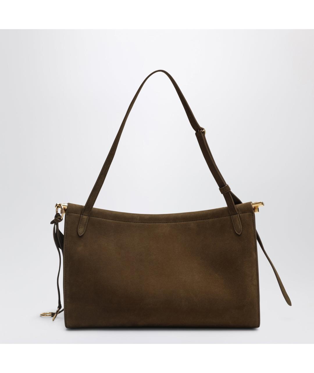 ALAIA Зеленая замшевая сумка через плечо, фото 3