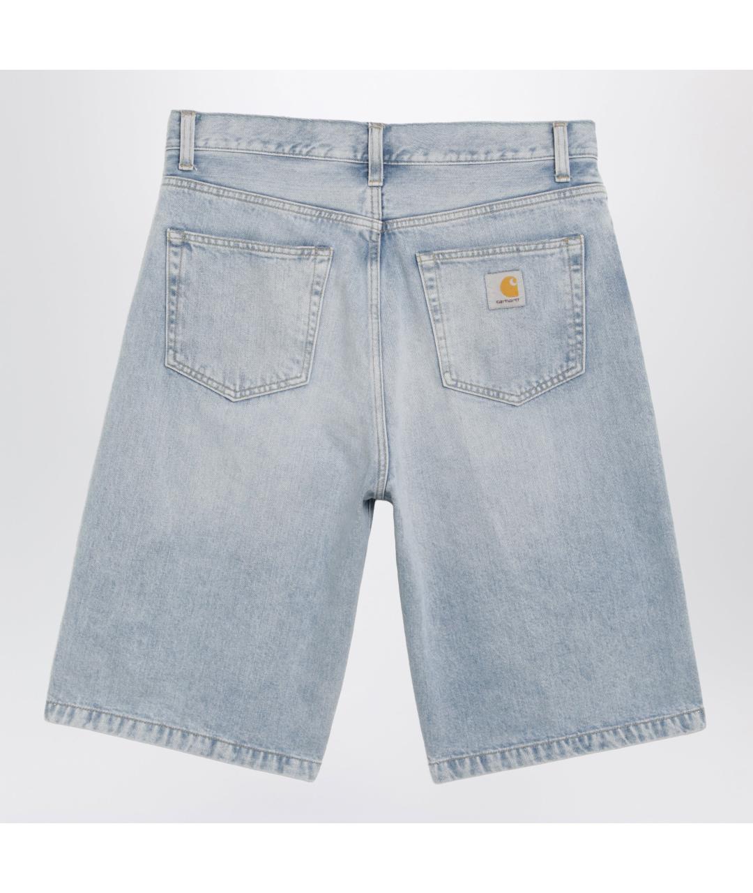 CARHARTT WIP Голубые хлопковые шорты, фото 2
