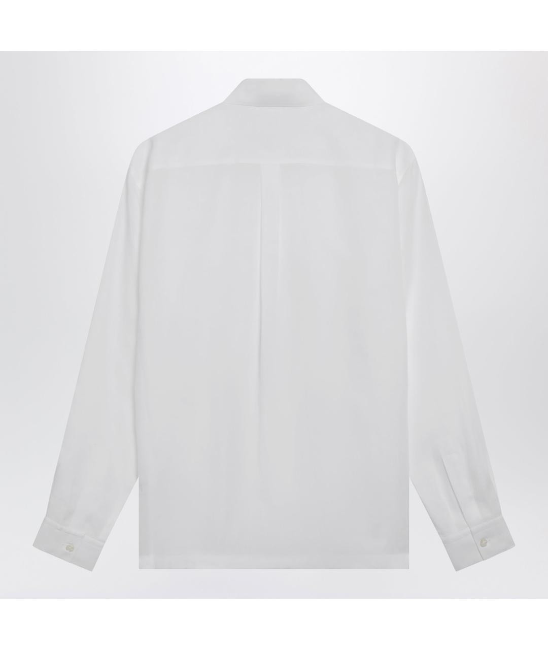 DOLCE&GABBANA Белая льняная классическая рубашка, фото 2