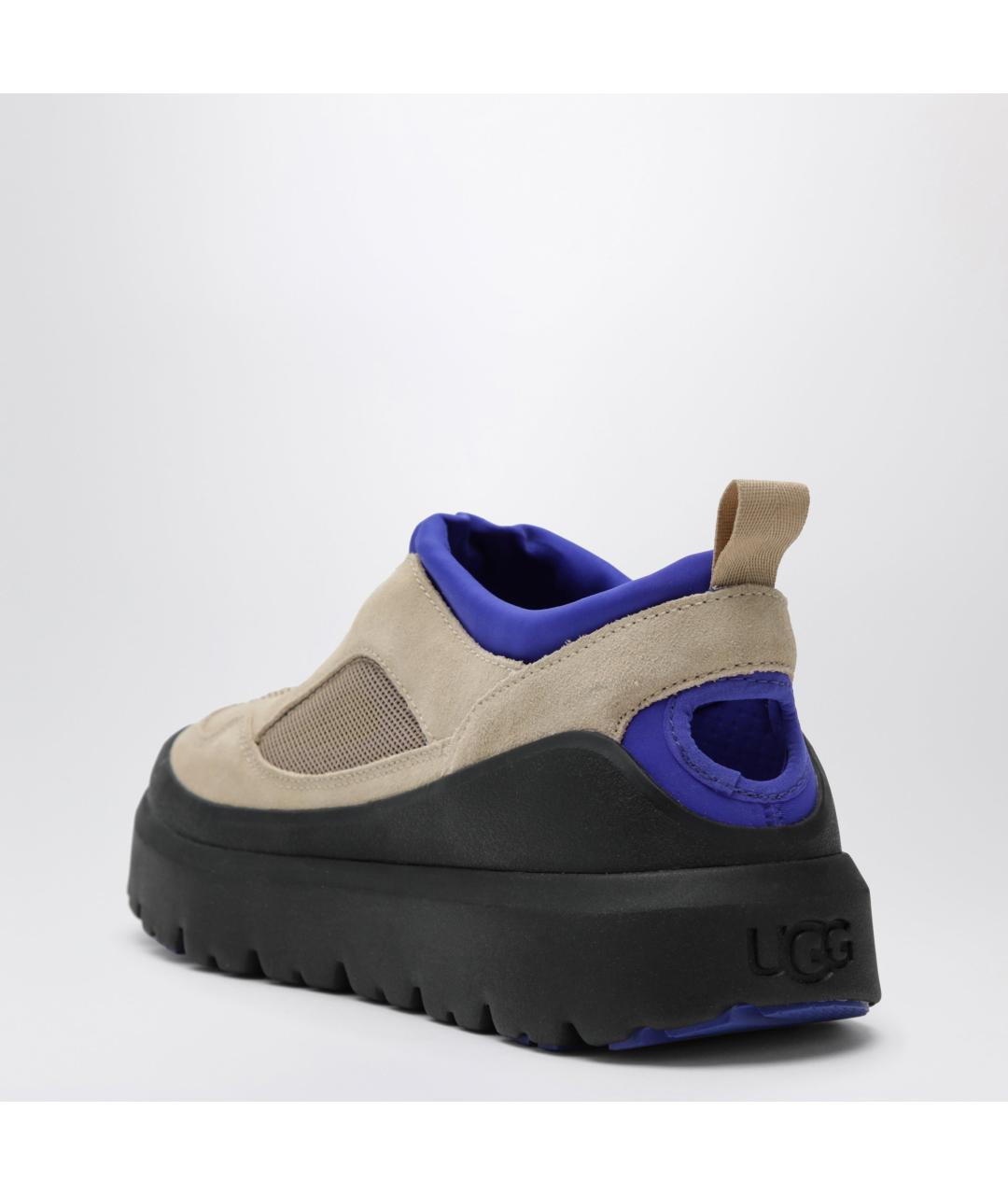 UGG AUSTRALIA Коричневые замшевые высокие кроссовки / кеды, фото 2