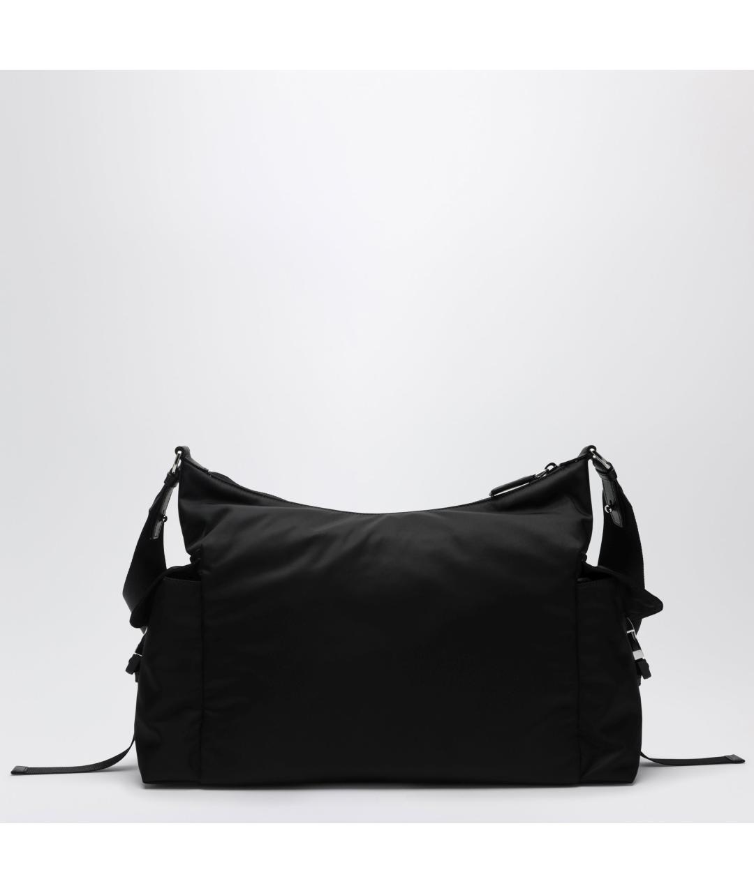 PRADA Черная синтетическая сумка на плечо, фото 2