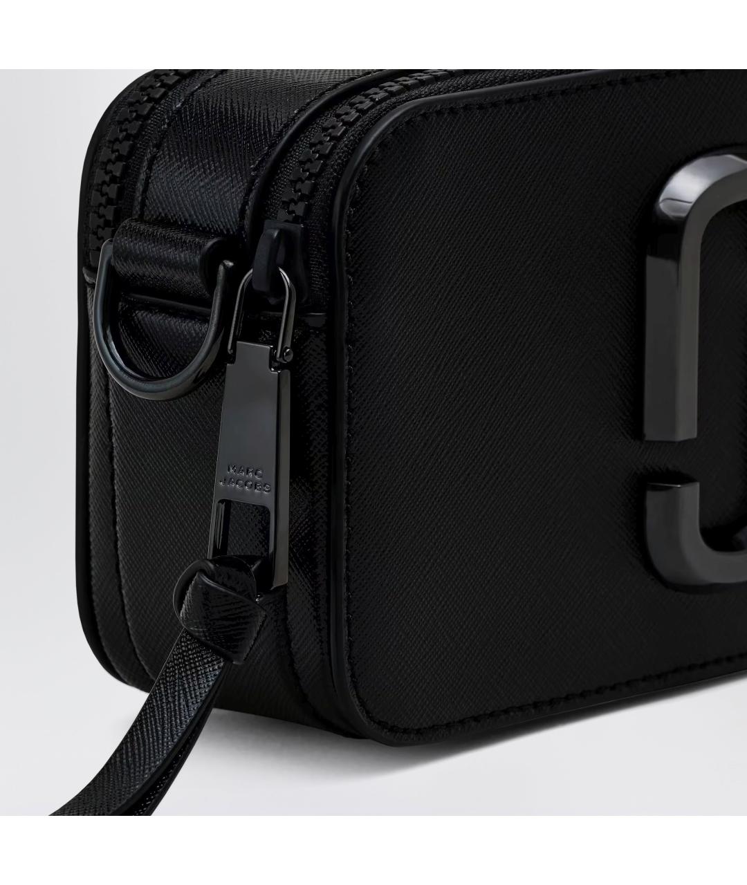 MARC JACOBS Черная кожаная сумка через плечо, фото 4