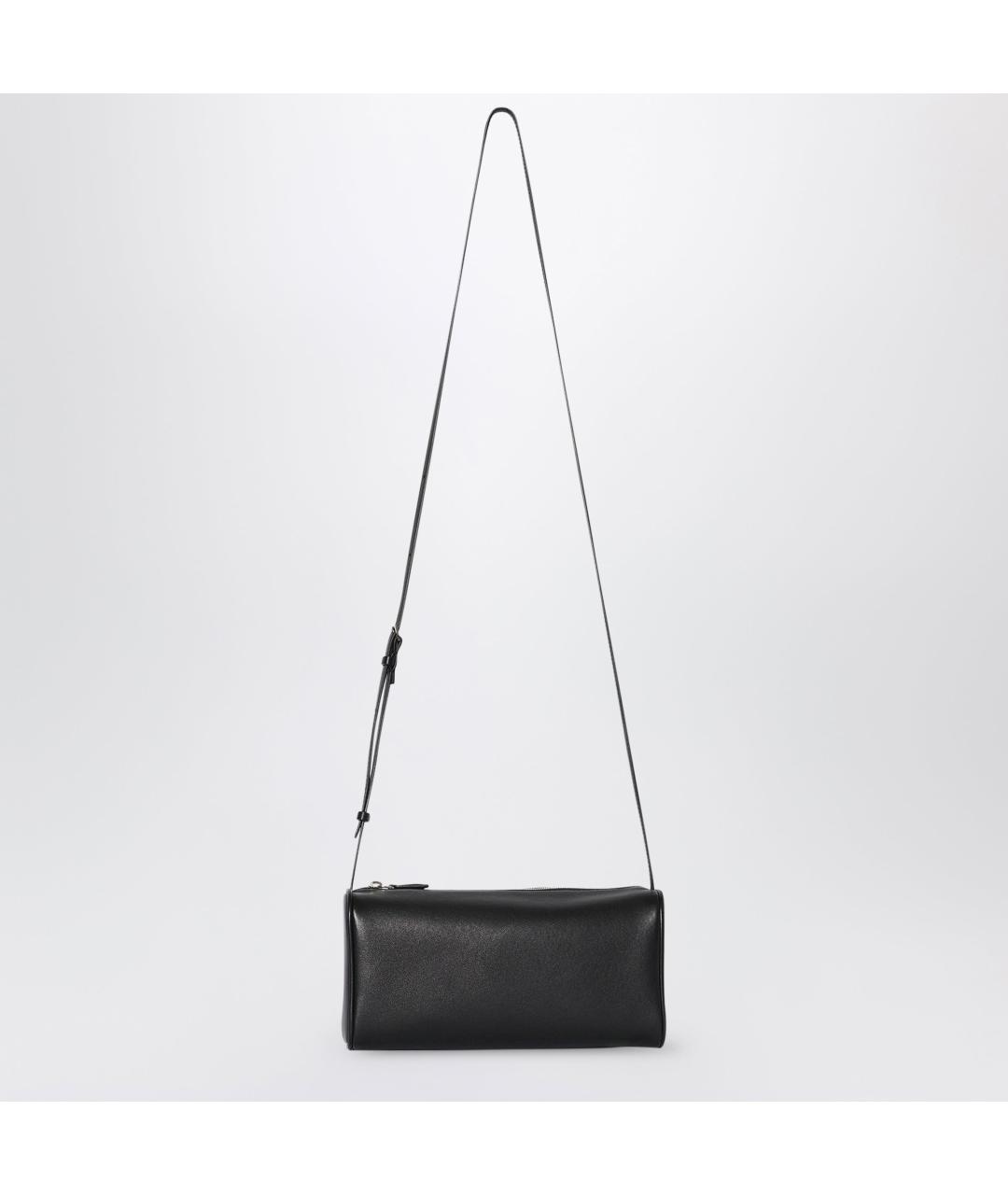 THE ROW Черная кожаная сумка через плечо, фото 2