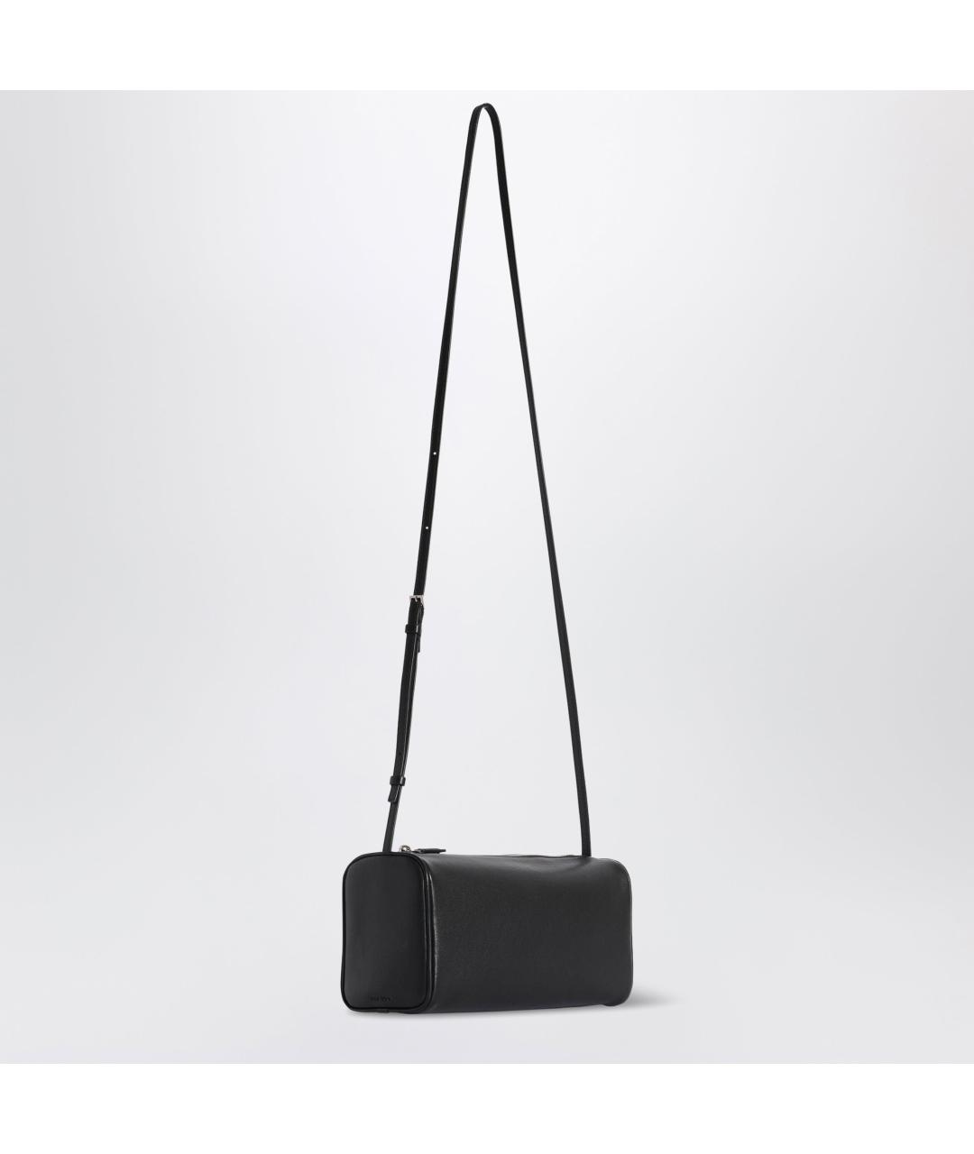 THE ROW Черная кожаная сумка через плечо, фото 3