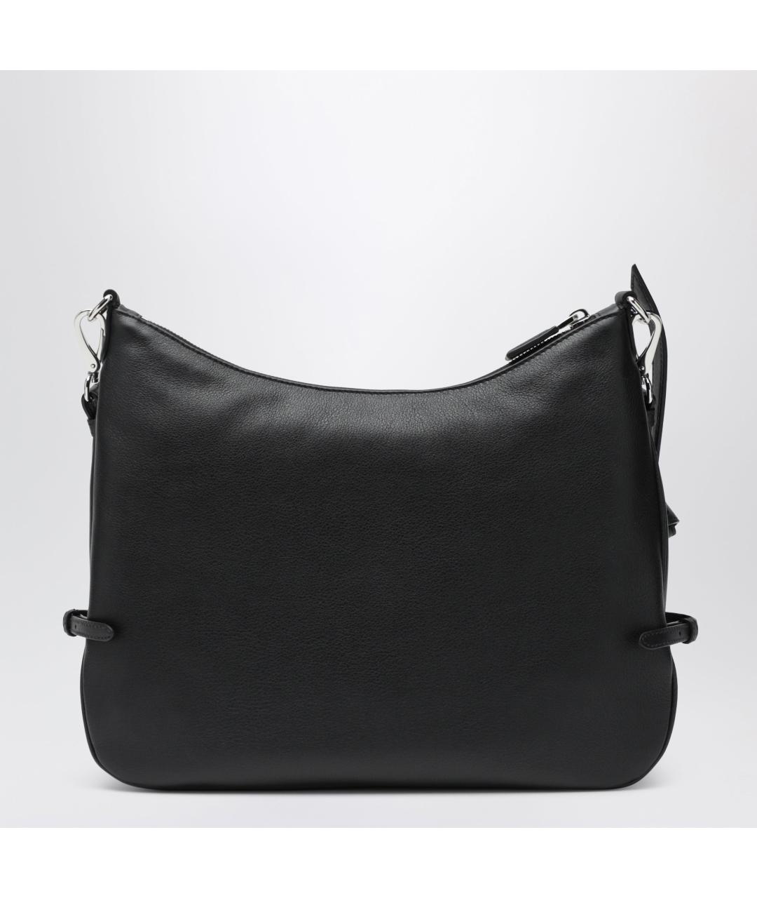 PRADA Черная кожаная сумка через плечо, фото 2