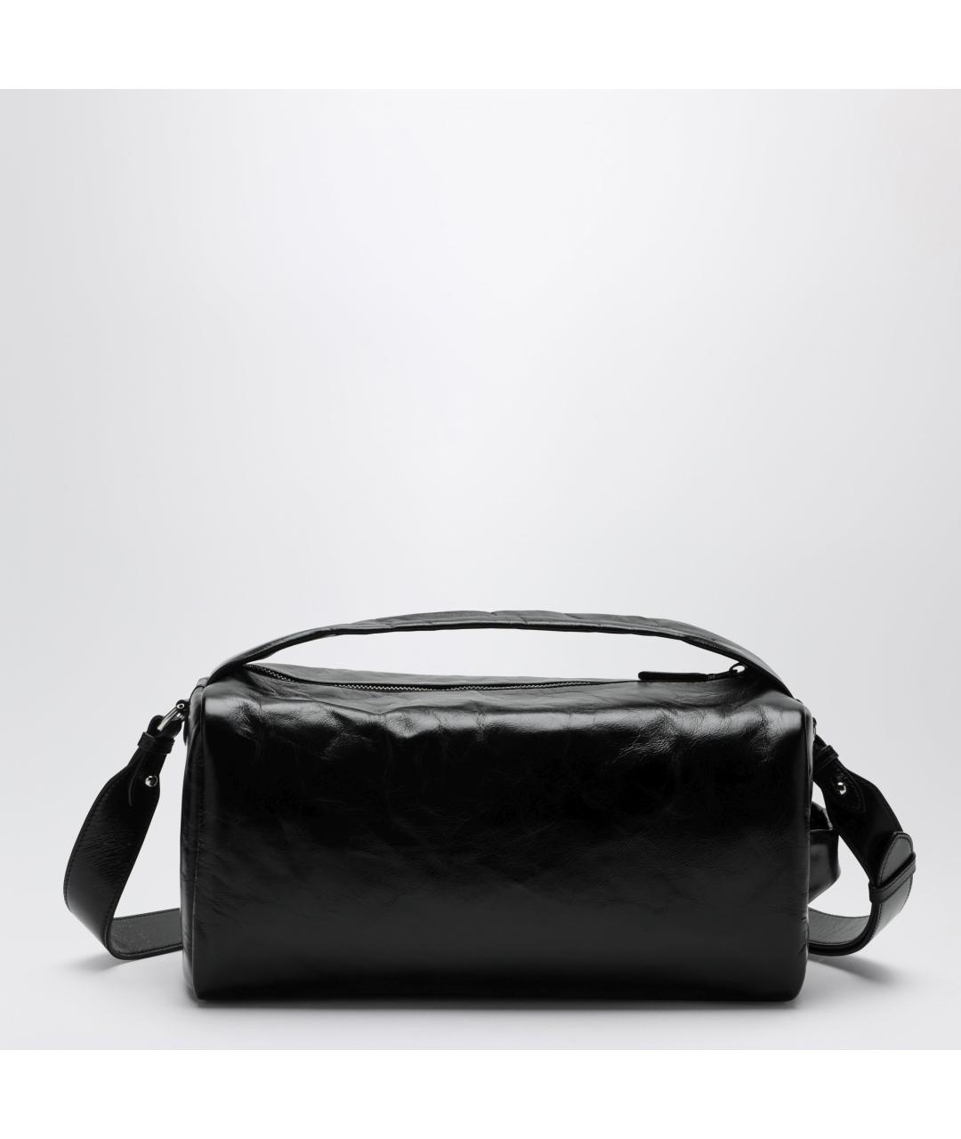 PRADA Черная кожаная сумка на плечо, фото 2