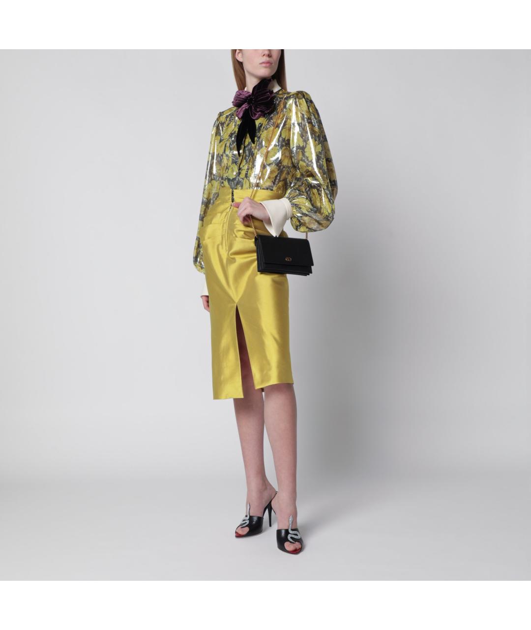 VALENTINO Черная кожаная сумка через плечо, фото 2