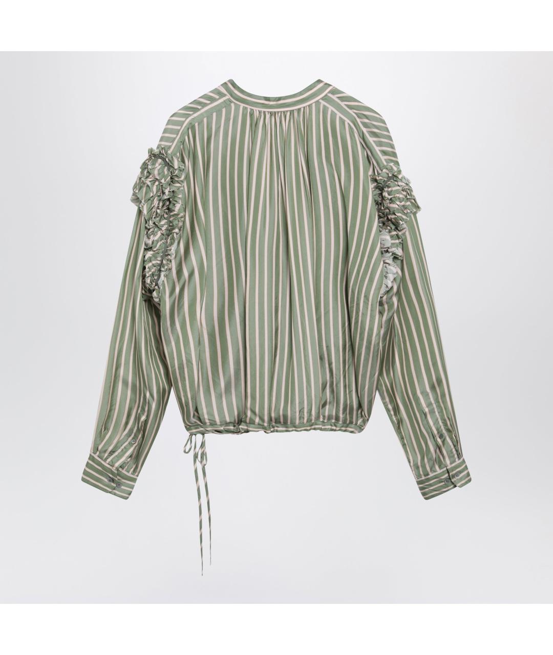 DRIES VAN NOTEN Зеленая рубашка, фото 2