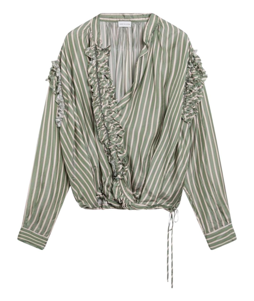 DRIES VAN NOTEN Зеленая рубашка, фото 1