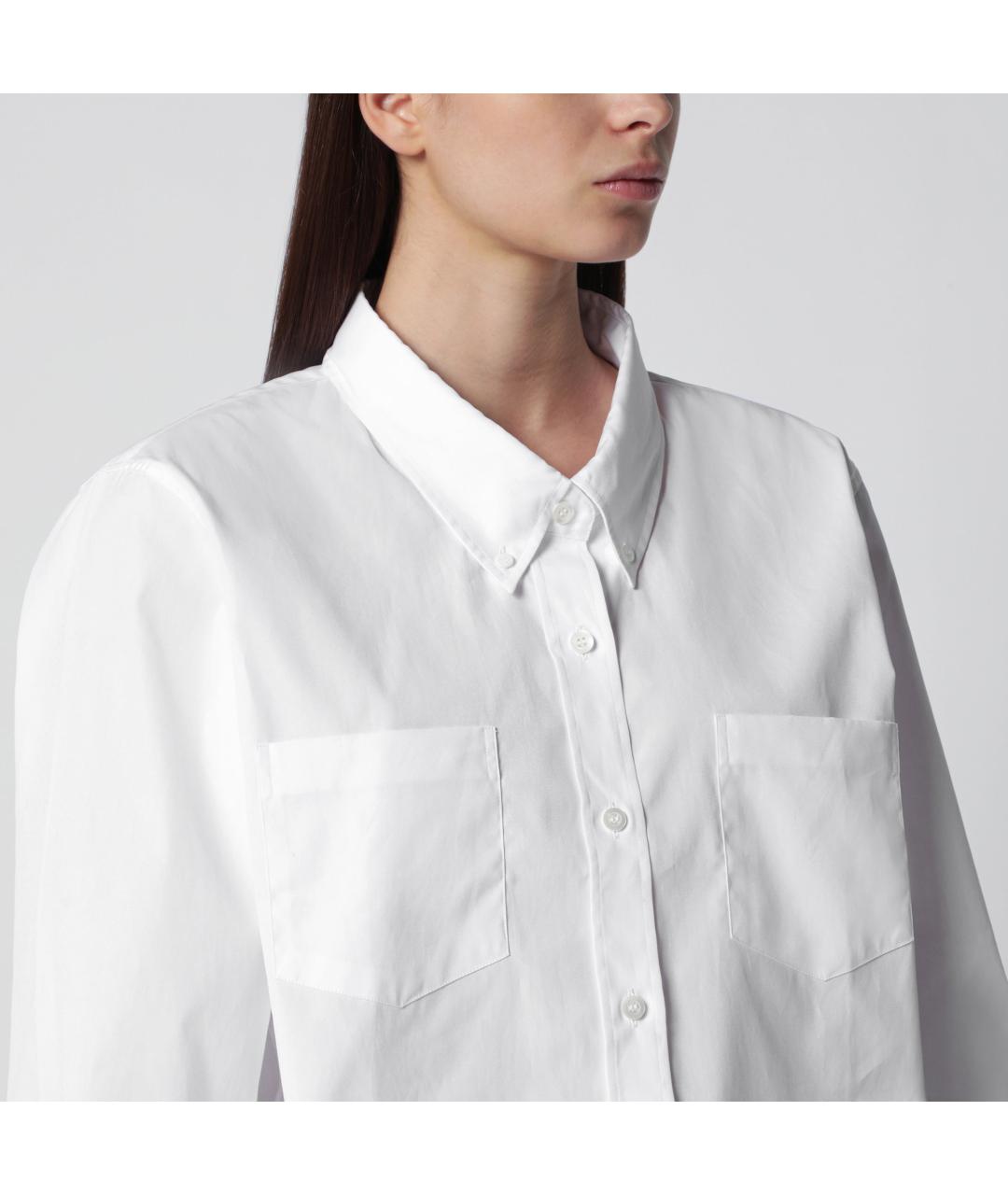 DRIES VAN NOTEN Белая хлопковая рубашка, фото 2