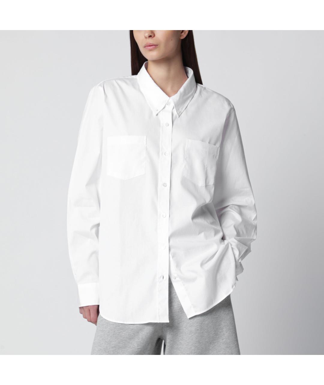 DRIES VAN NOTEN Белая хлопковая рубашка, фото 3