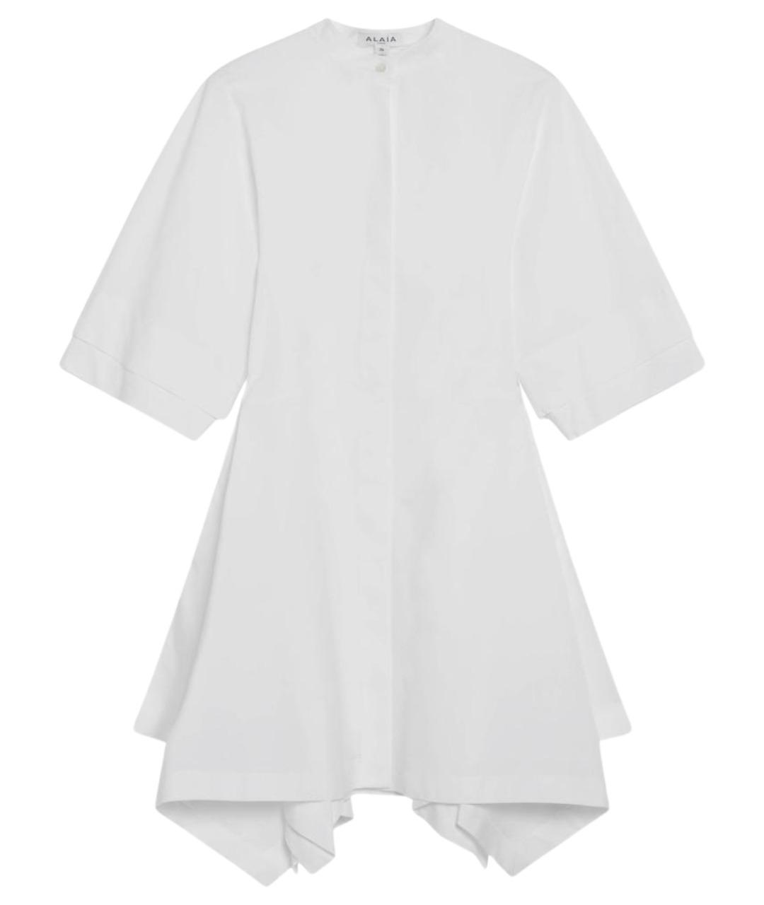 ALAIA Белое хлопковое повседневное платье, фото 1