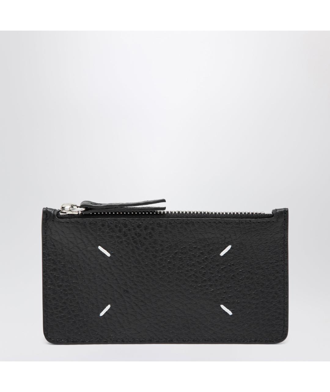 MAISON MARGIELA Черный кожаный кардхолдер, фото 2