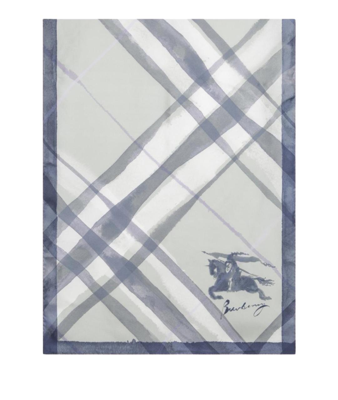 BURBERRY Мульти шелковый шарф, фото 2