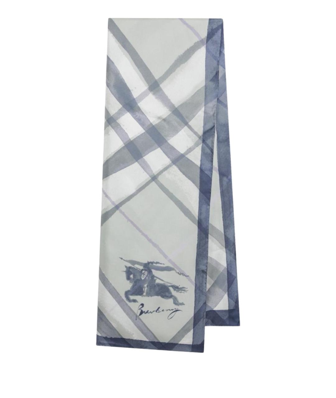BURBERRY Мульти шелковый шарф, фото 1