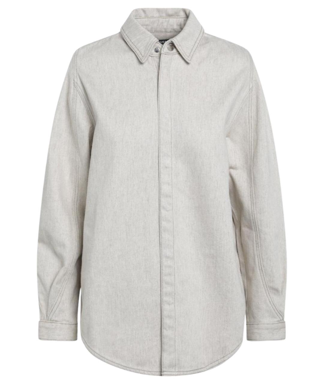 JACQUEMUS Бежевая хлопковая рубашка, фото 1