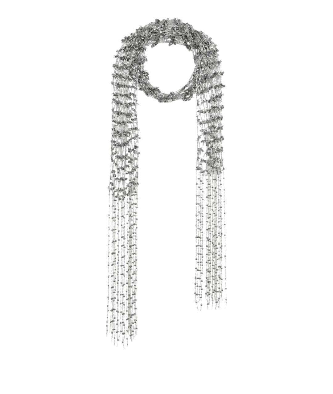 DRIES VAN NOTEN Серый шарф, фото 1