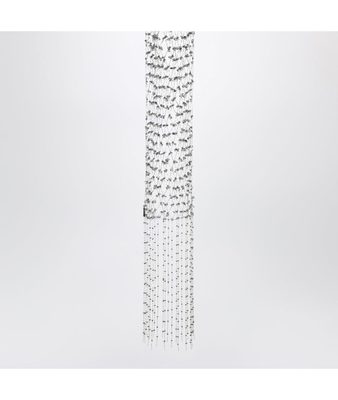 DRIES VAN NOTEN Серый шарф, фото 3