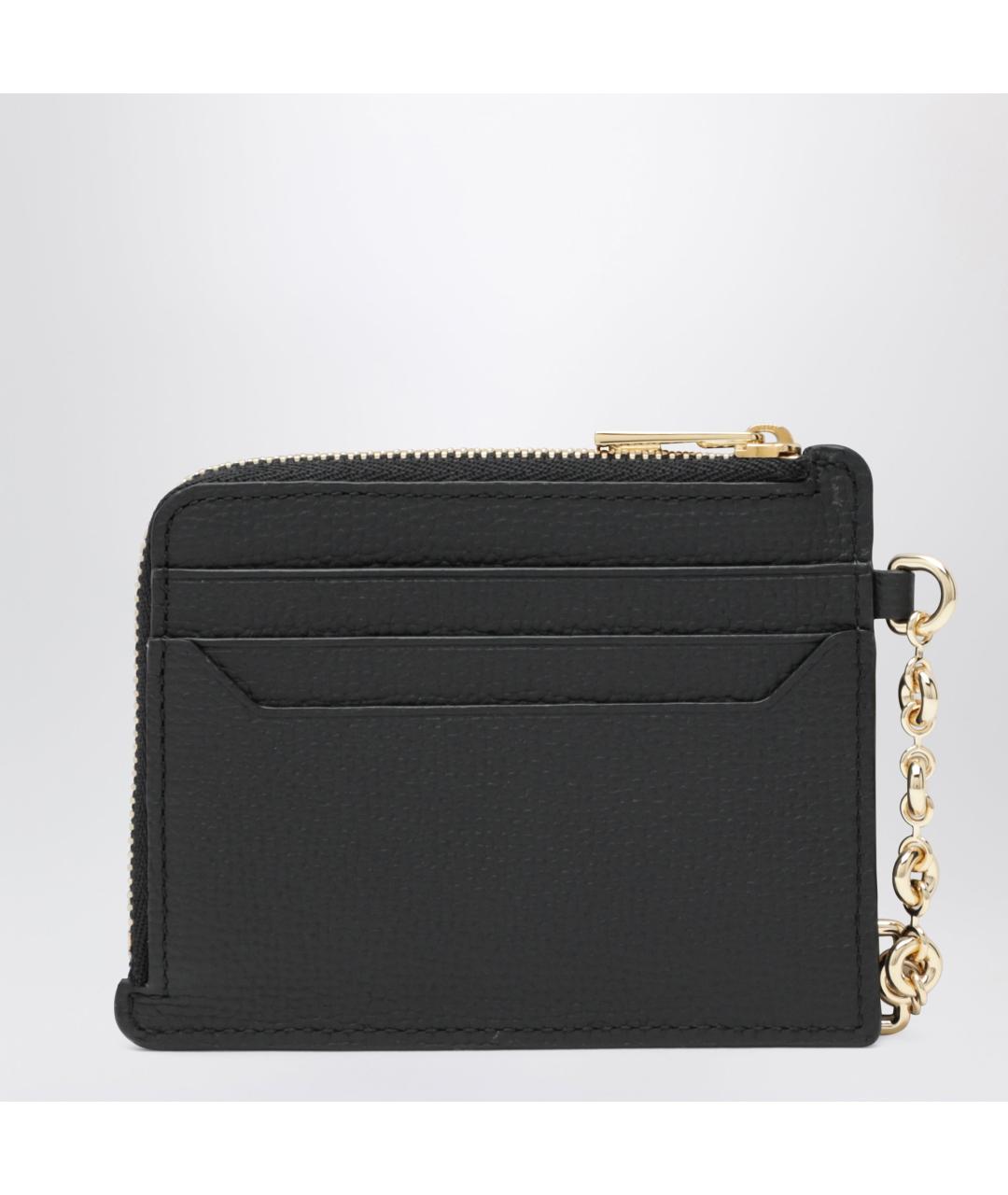 LOEWE Черный кожаный кардхолдер, фото 2