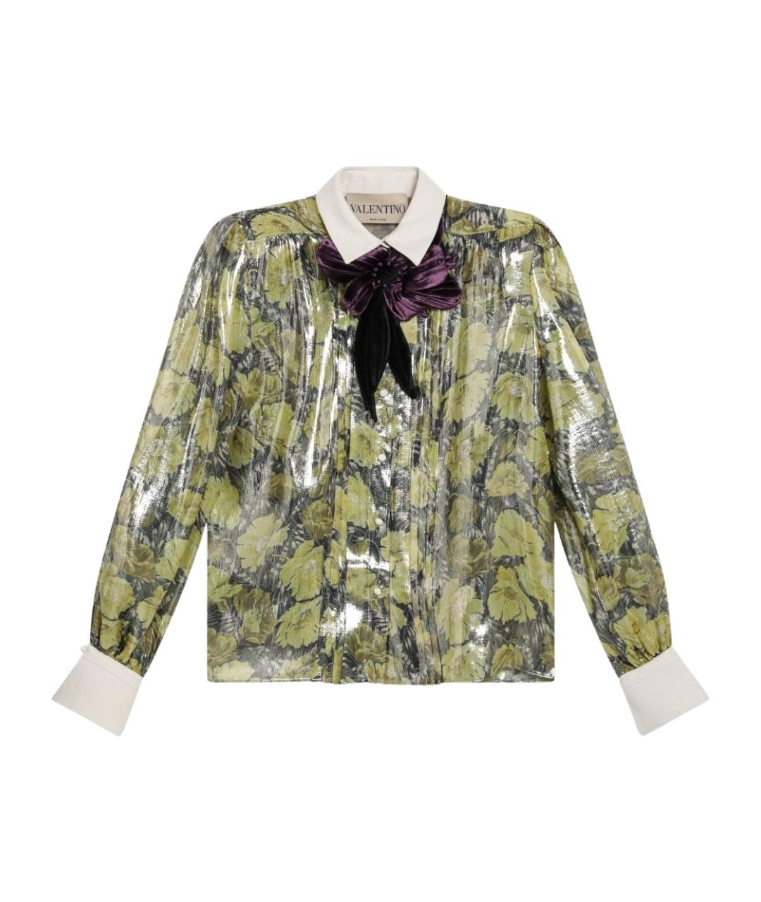 VALENTINO Мульти полиэстеровая рубашка, фото 1