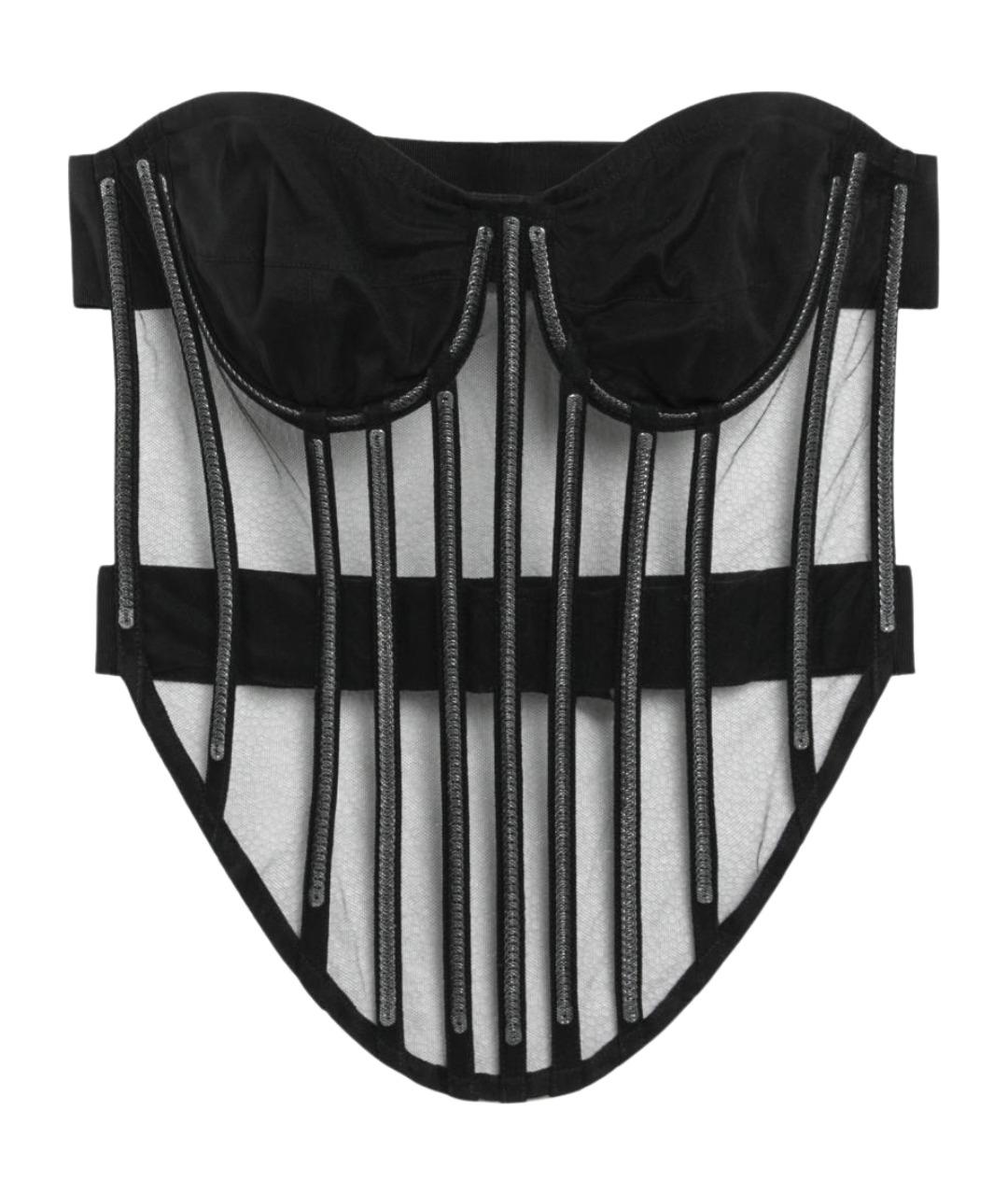 DOLCE&GABBANA Черный полиамидовый корсет, фото 1