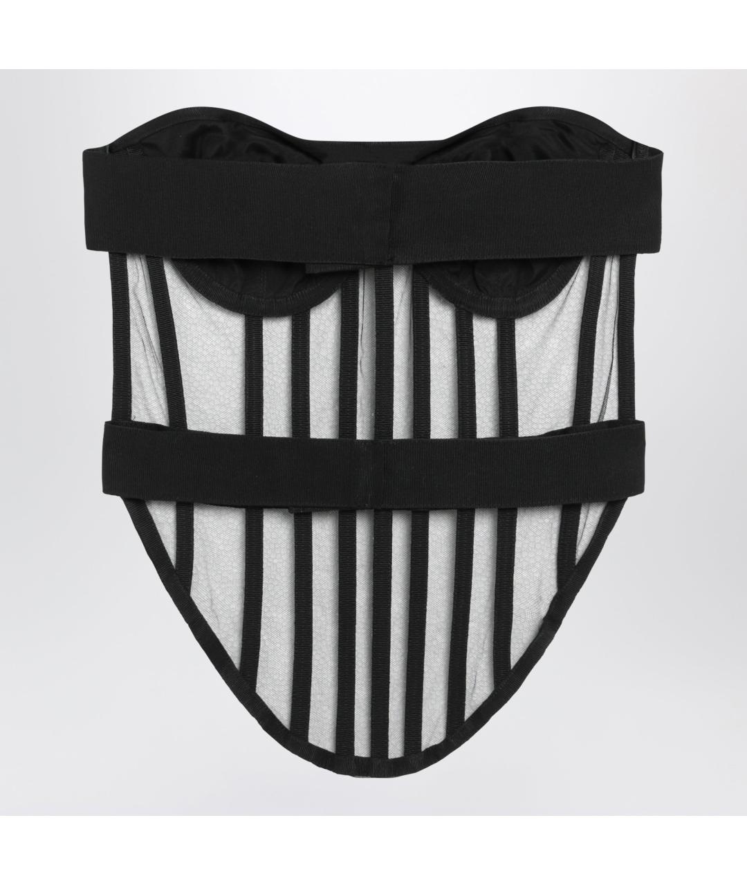 DOLCE&GABBANA Черный полиамидовый корсет, фото 2