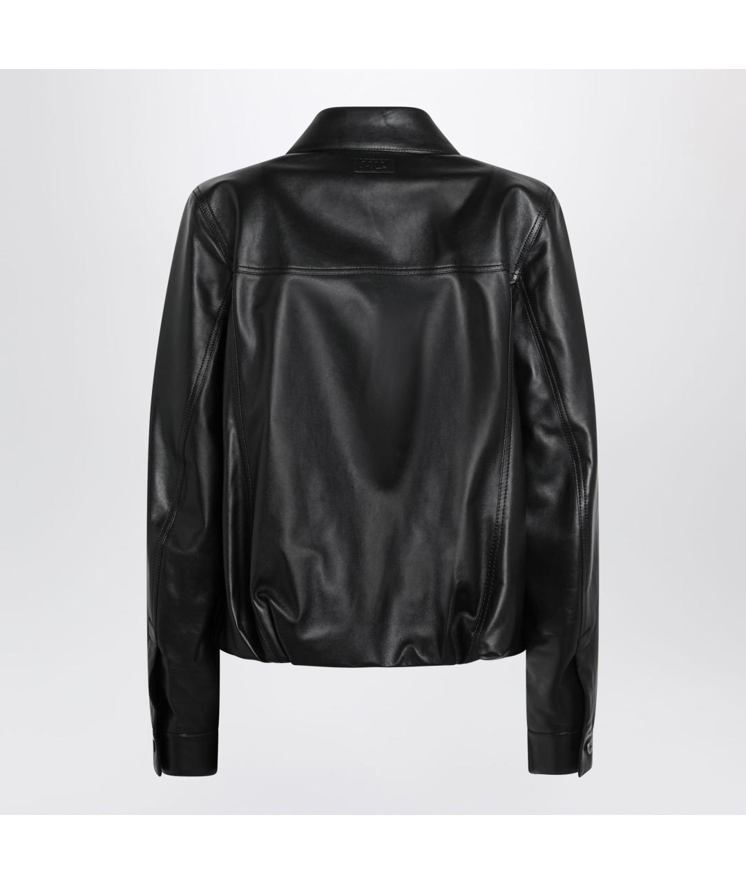 LOEWE Черная кожаная куртка, фото 2