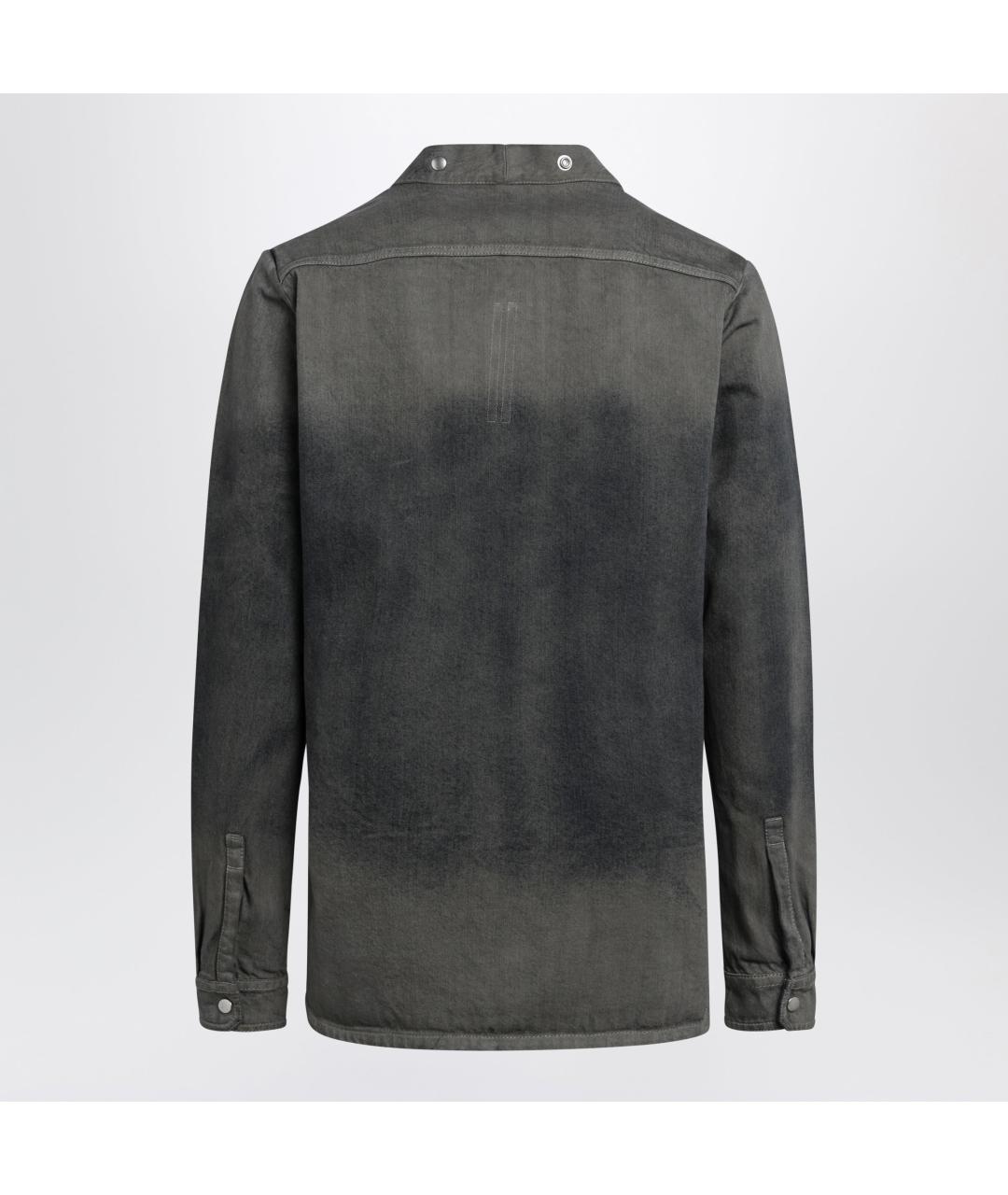 RICK OWENS Серая кэжуал рубашка, фото 2