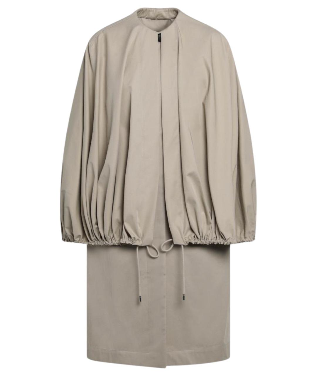 TOTEME Бежевое хлопковое пальто, фото 1