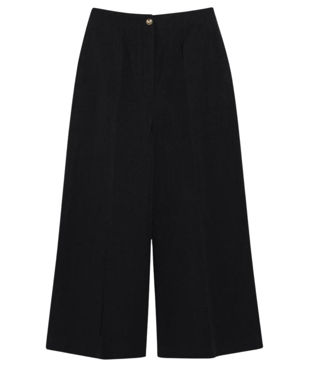 LORO PIANA Синие льняные прямые брюки, фото 1