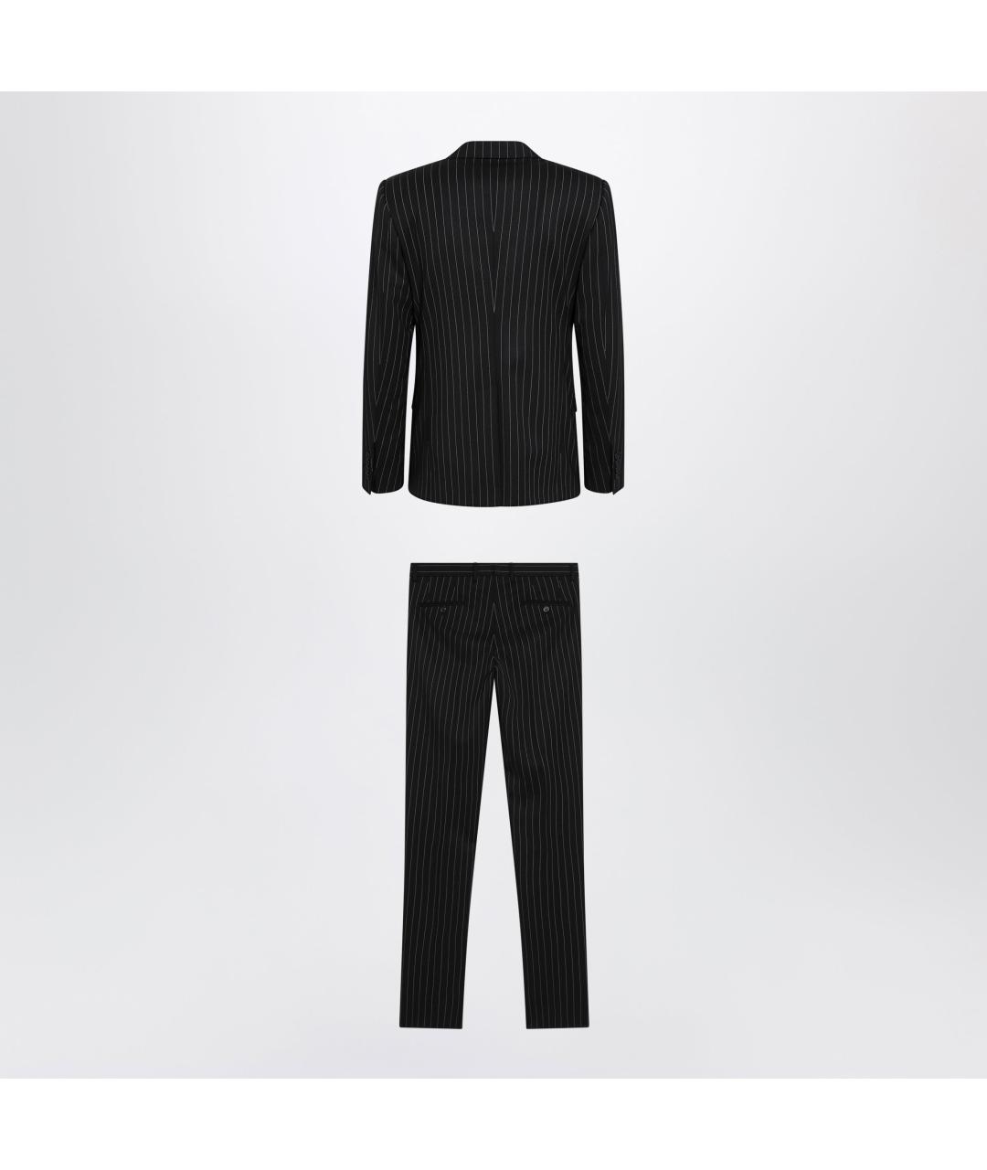 DOLCE&GABBANA Черный классический костюм, фото 2