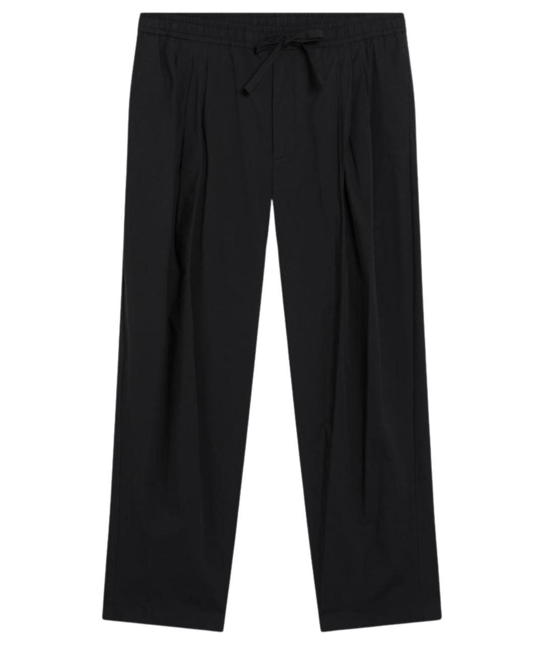 DOLCE&GABBANA Черные хлопковые повседневные брюки, фото 1