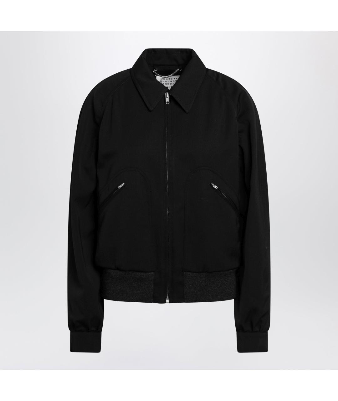 MAISON MARGIELA Черная шерстяная куртка, фото 3