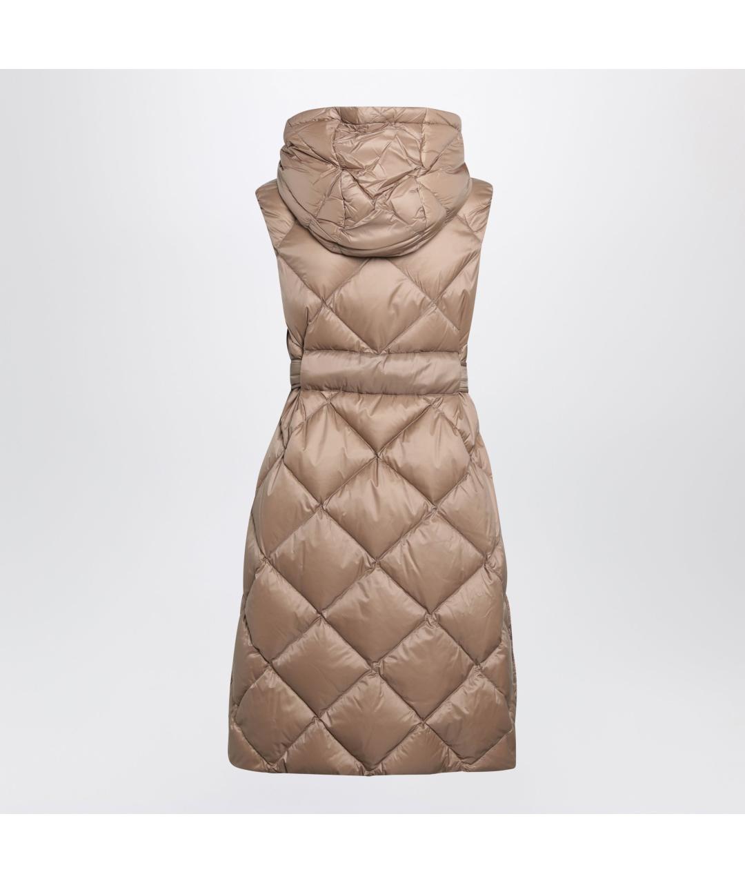 MAX MARA Бежевый полиамидовый жилет, фото 2