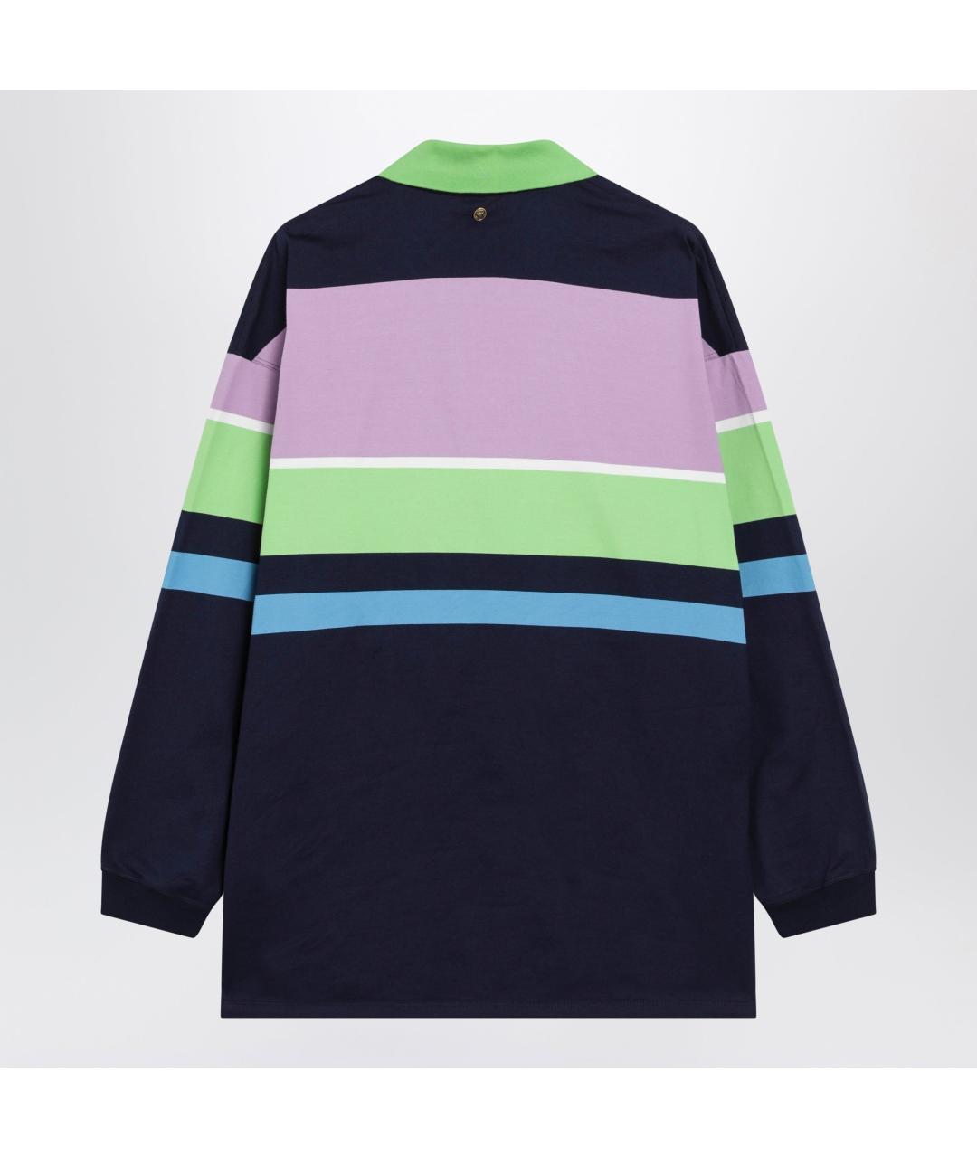 VERSACE Мульти хлопковое повседневное платье, фото 2