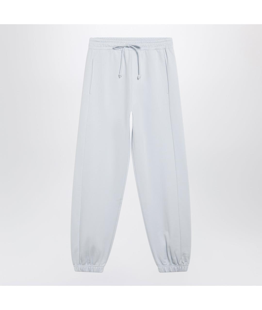 DOLCE&GABBANA Голубые хлопковые брюки узкие, фото 3