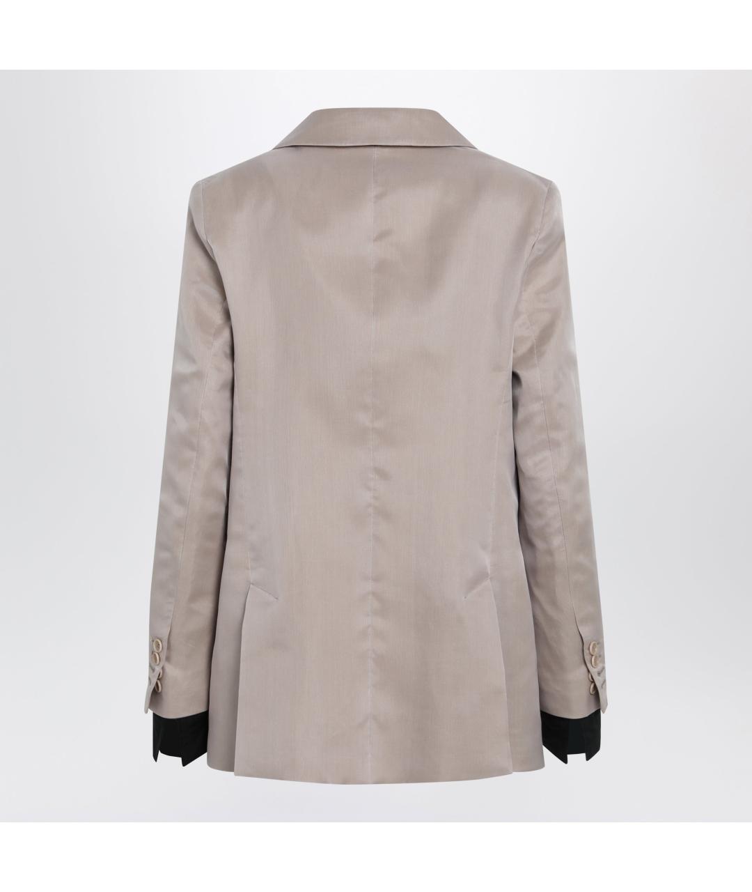 MAX MARA Розовый льняной жакет/пиджак, фото 2