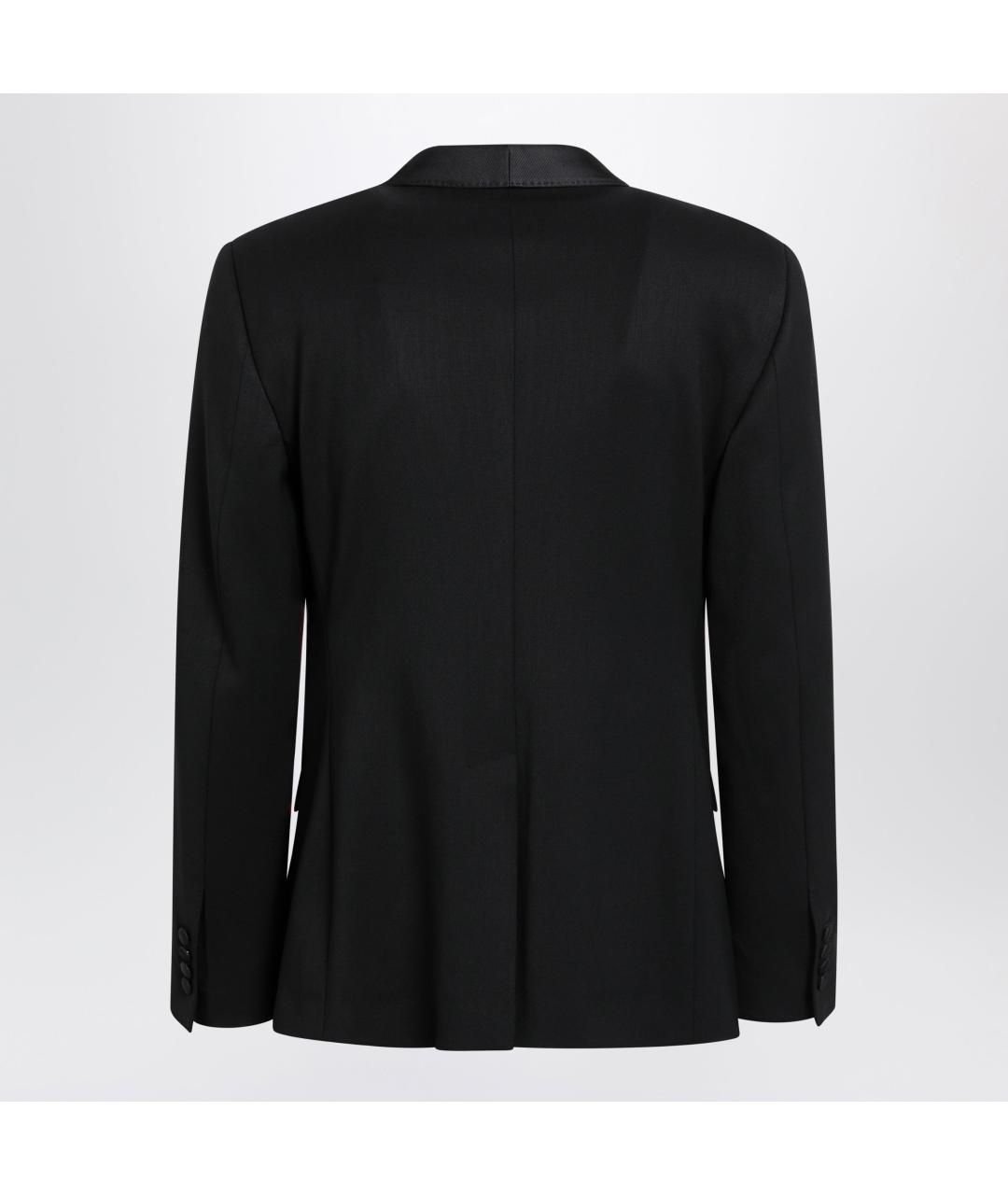 DOLCE&GABBANA Черный шерстяной пиджак, фото 2