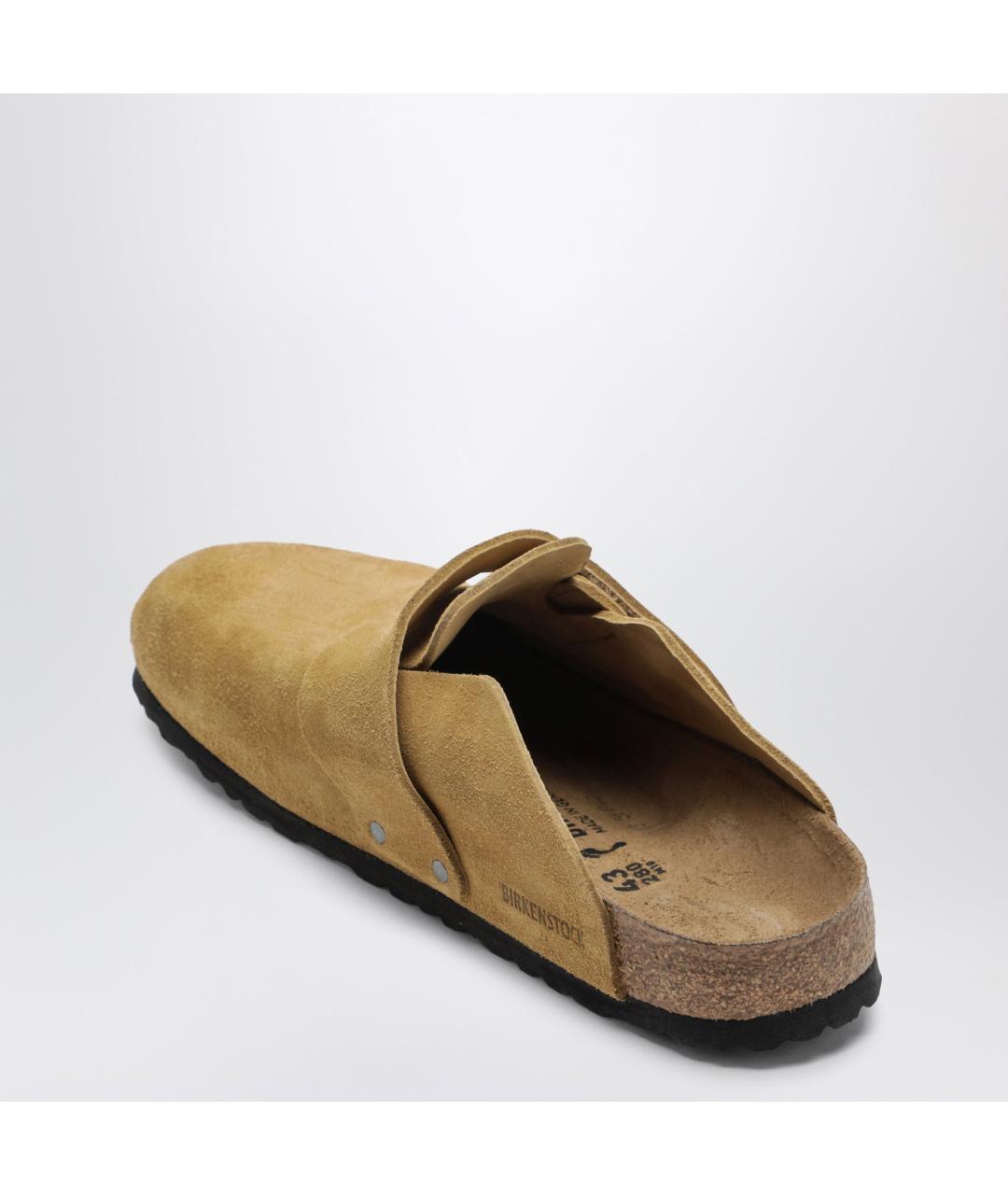 BIRKENSTOCK Бежевые замшевые сандалии, фото 2