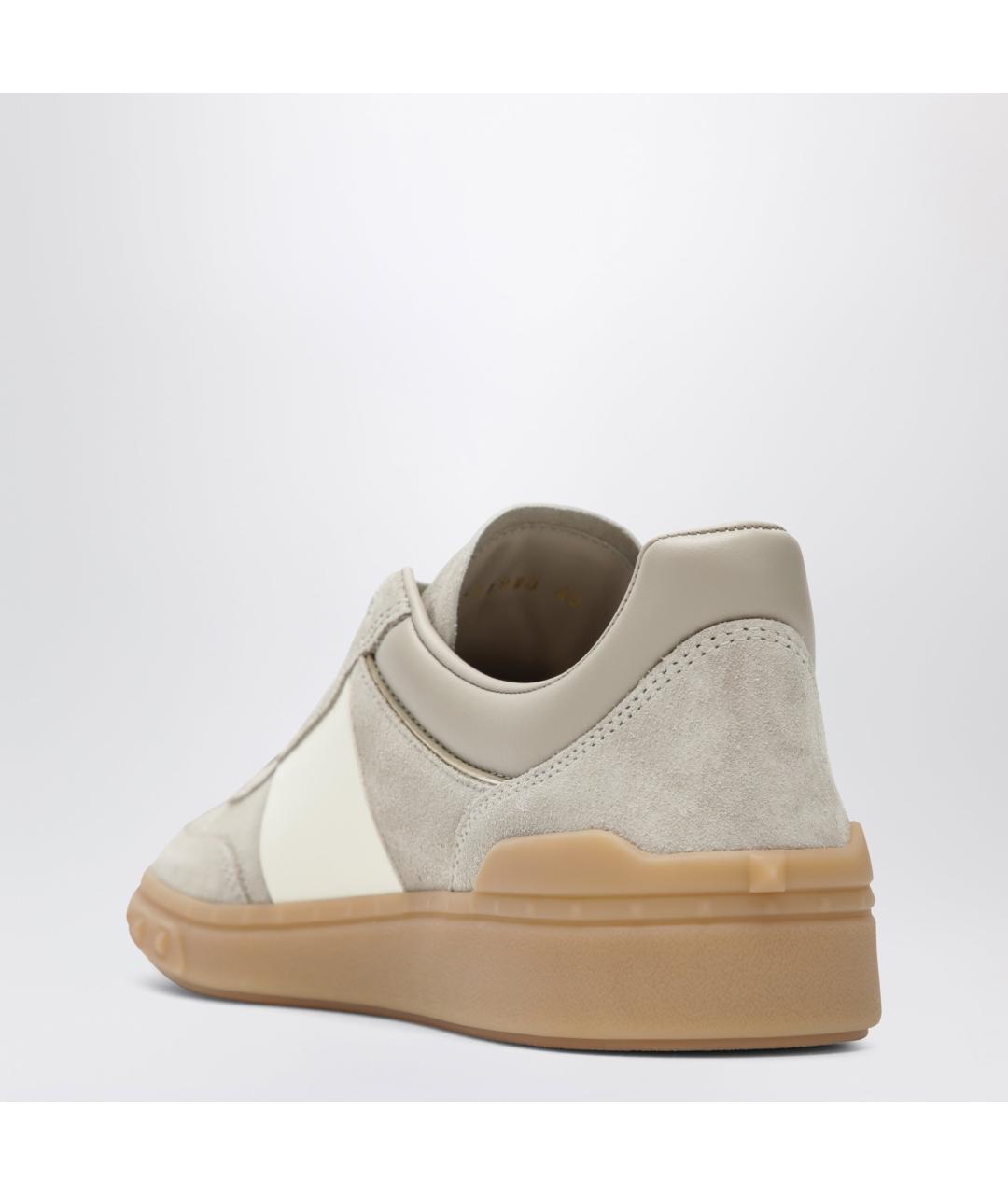 VALENTINO Бежевые замшевые кеды, фото 2