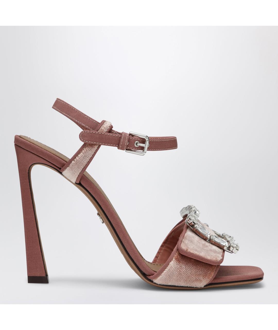 DOLCE&GABBANA Розовые босоножки, фото 3