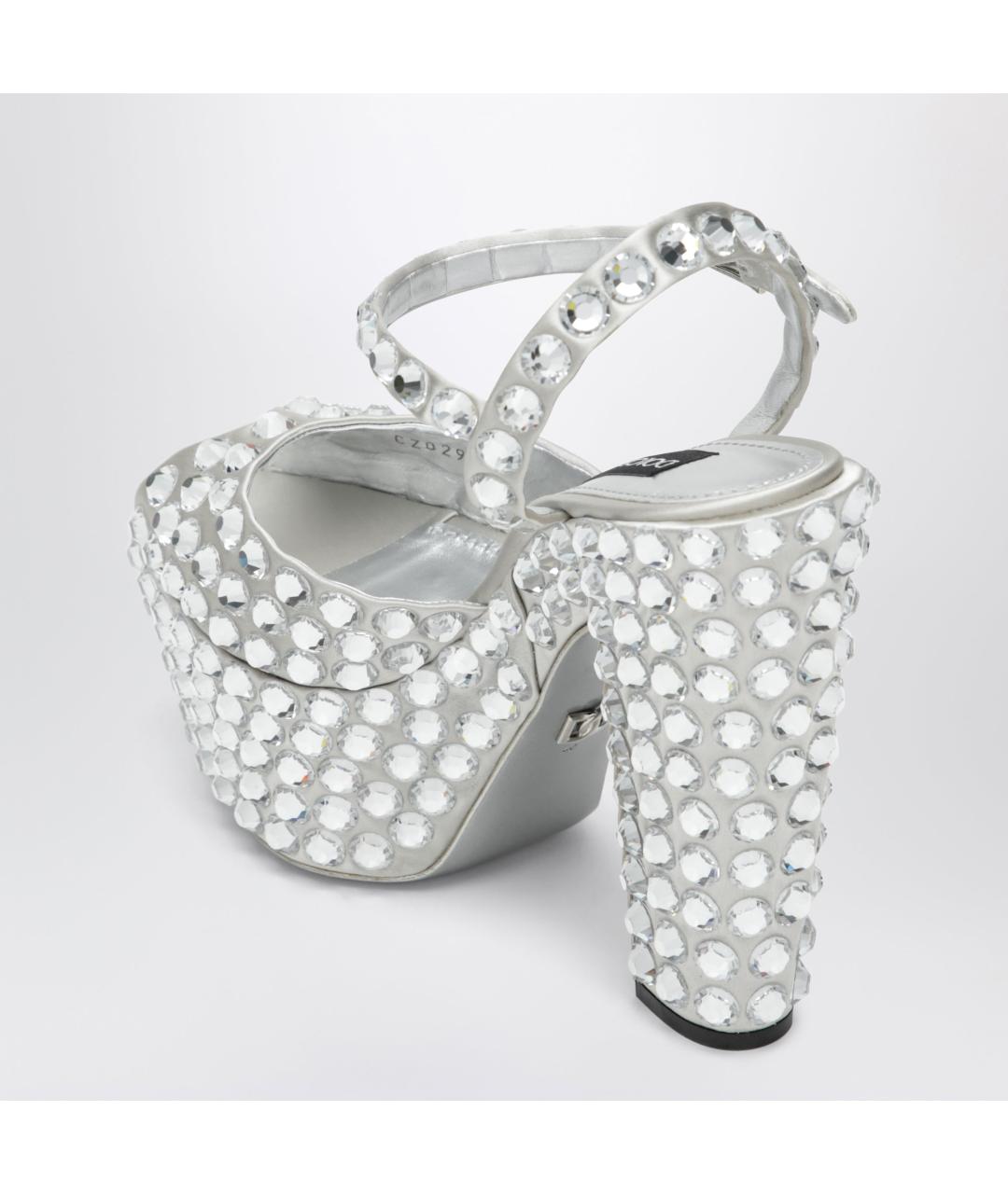 DOLCE&GABBANA Серые босоножки, фото 2