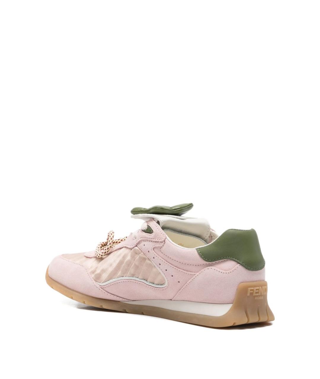 FENDI Розовые кроссовки, фото 3