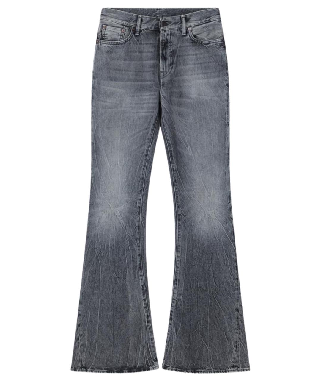 ACNE STUDIOS Черные прямые джинсы, фото 1