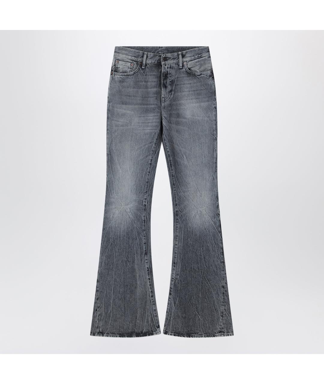 ACNE STUDIOS Черные прямые джинсы, фото 3