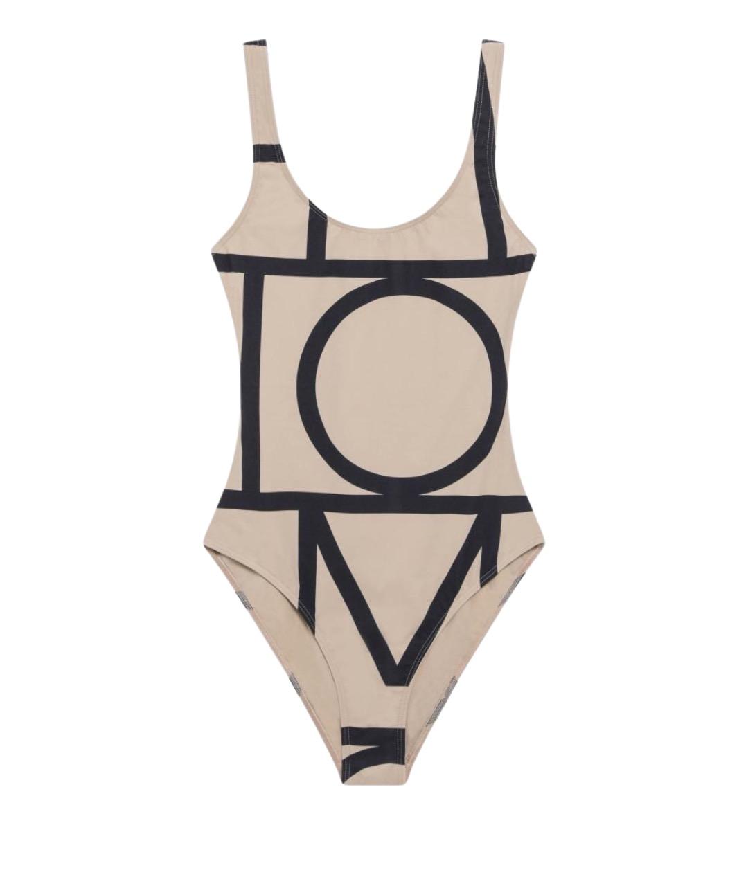 TOTEME Бежевый полиамидовый купальник, фото 1